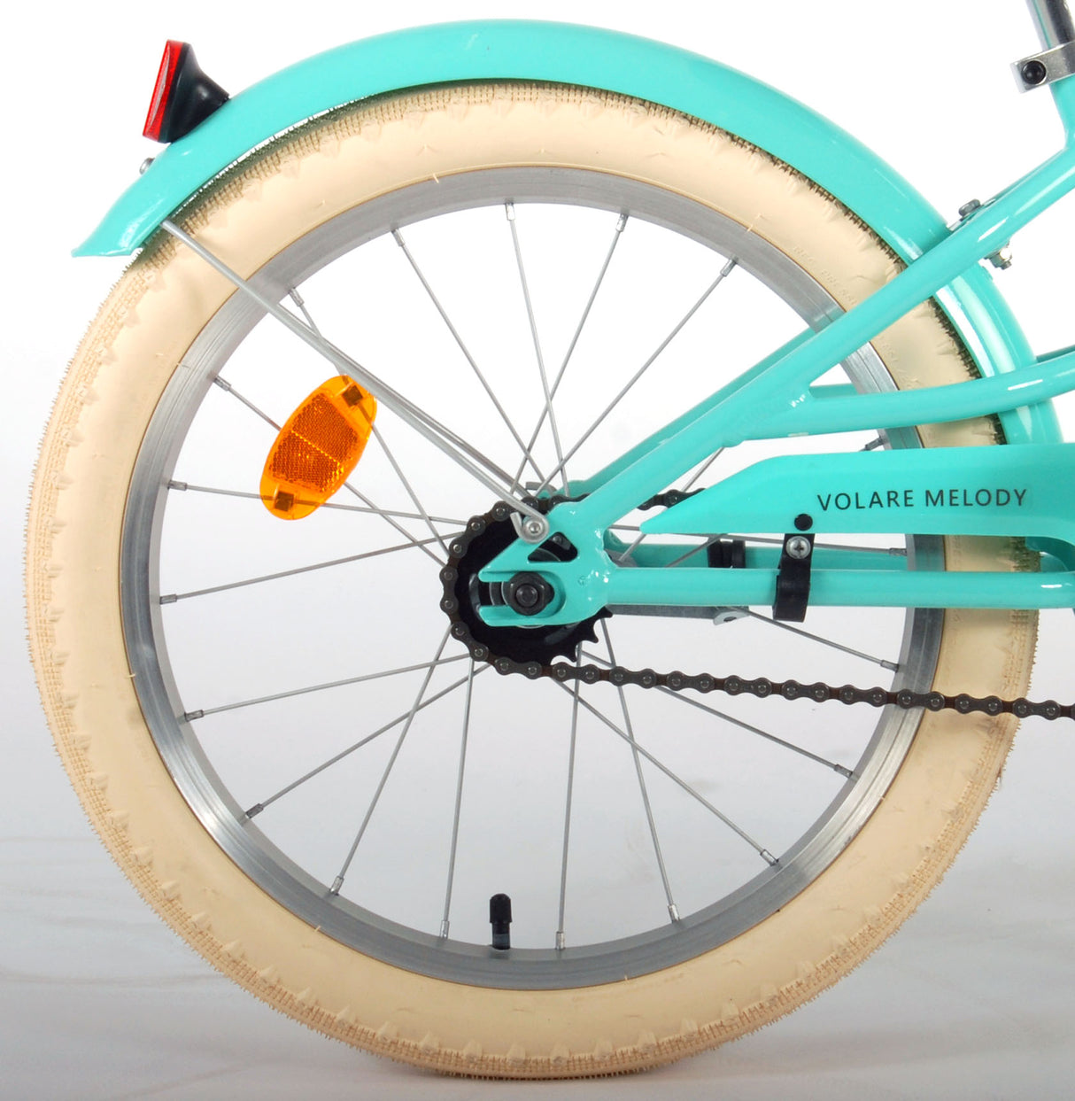Volare Melody Children's Bike Girls 18 -Zoll -Turquoise Prime Collection