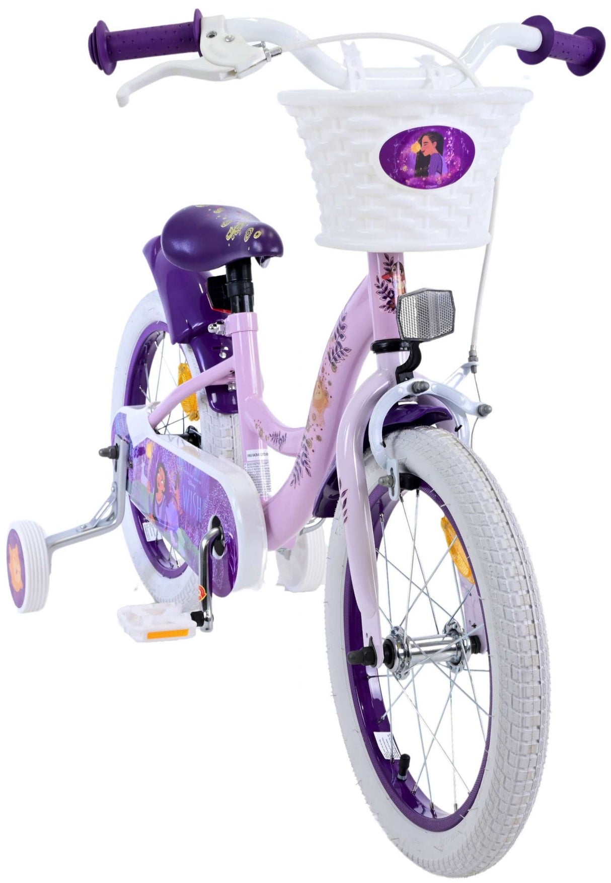 Wünschen Sie Disney Children's Bicycle - Mädchen - 14 Zoll - lila