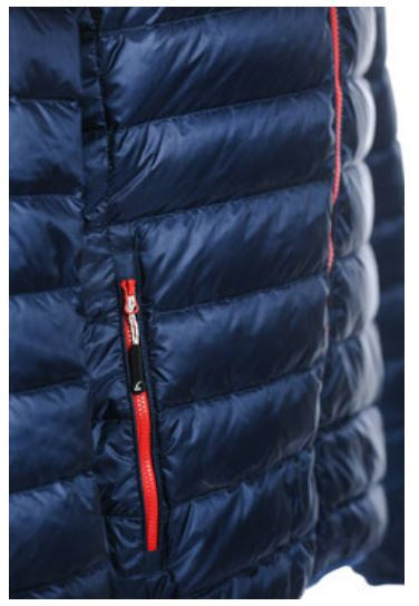 Alvivo Outdoor Jacke Glasgow Men Nylon Blau Rot Größe XS