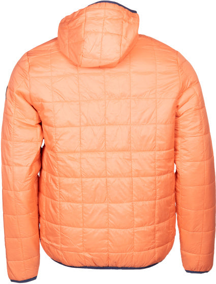 Arbaer Aaron gepolsterte Jacke Herrenkorallenorange Größe m