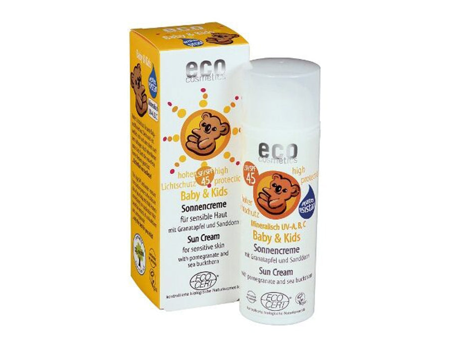 Öko -Kosmetik Baby Sonnenschutz SPF 45 Granatapfel