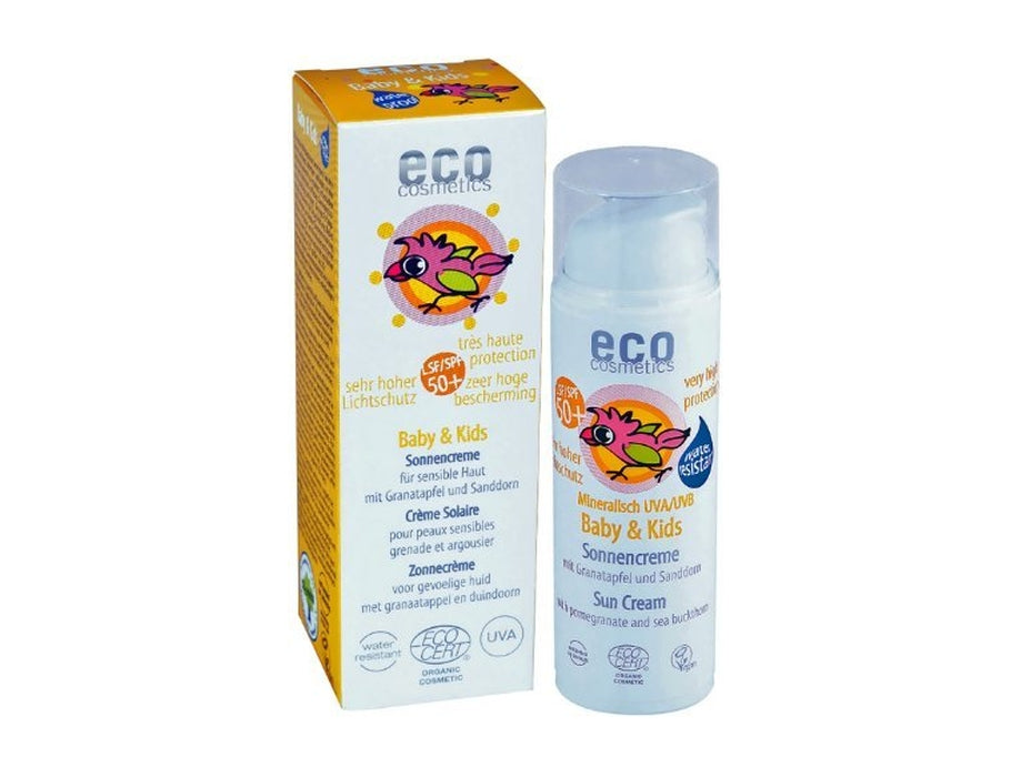 Öko -Kosmetik Baby Sonnenschutz SPF 50 Granatapfel