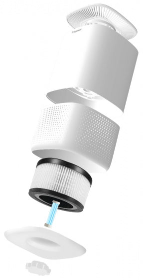 BESTRON Air Filter Airp100uv 3-in-1-Weiß