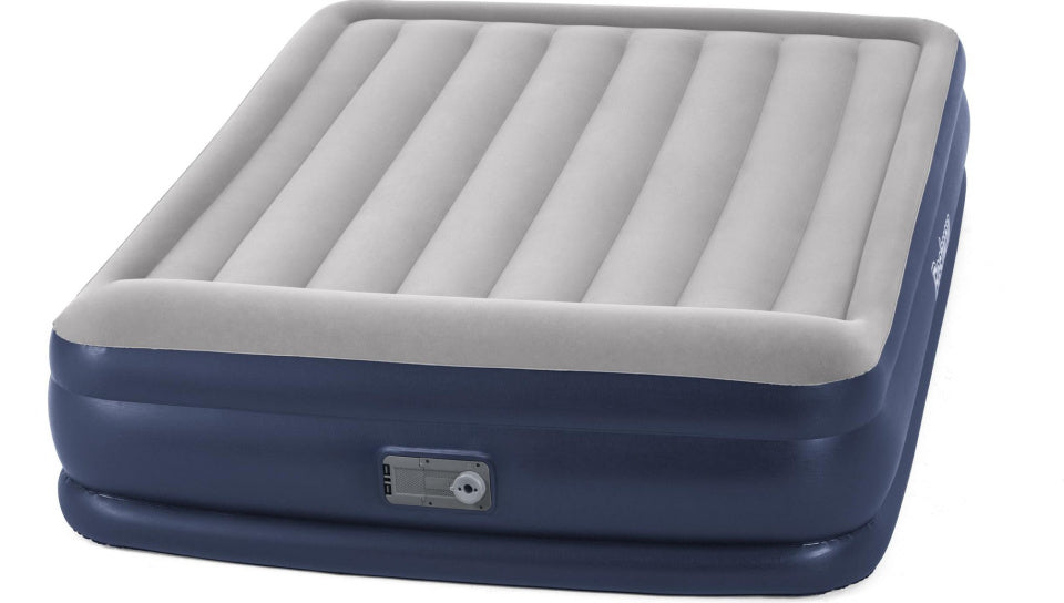 BESTWAY Airbett Tritech 46 cm Königin 203 cm blau grau