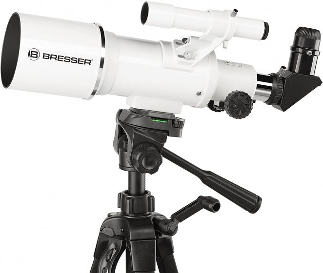Bresser Lenstelescoop 70 350 Weiß Schwarz