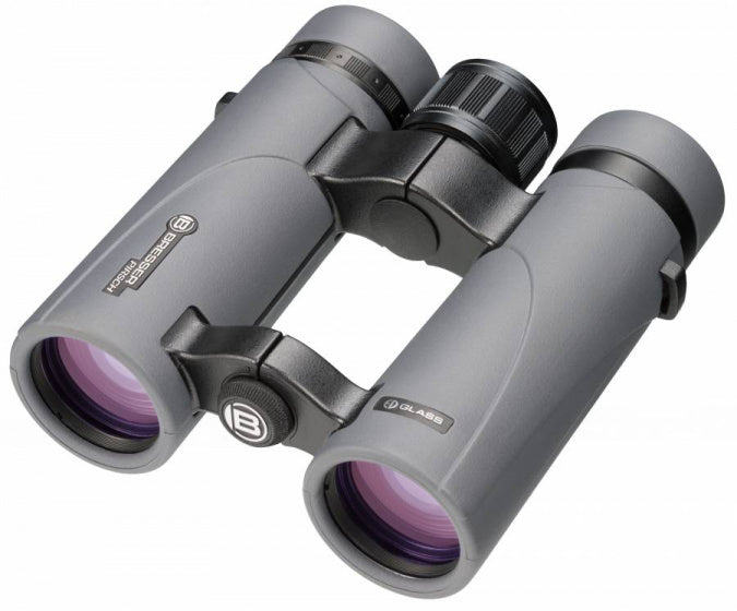 Bresser Pirsch ed 10x34 Fernglas mit Fasecoating Grau