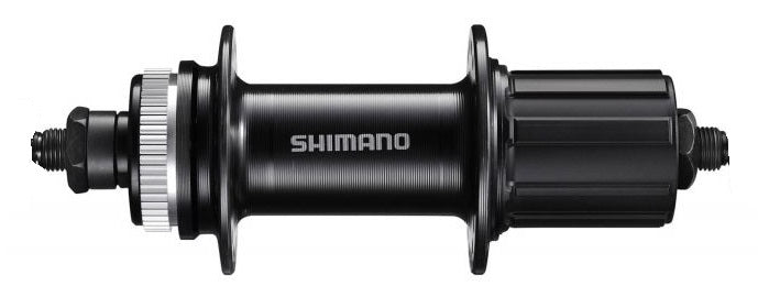 Shimano FH-Ty505 Cassetenaf 7 Speed Centerlock 32G Schwarz