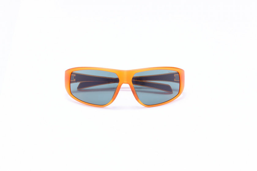 Formel Sonnenbrille Unisex rechteckige Katze.4 Orange Grau