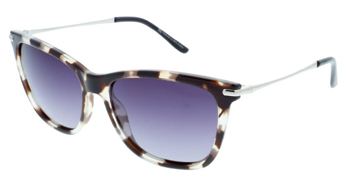 H.I.S Sonnenbrille 88104 Katze. 3 Damen quadratisch metallbraunes lila