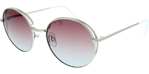 H.I.S Sonnenbrille Polarisierte Panto Ladies Cat.2. Silberrosa