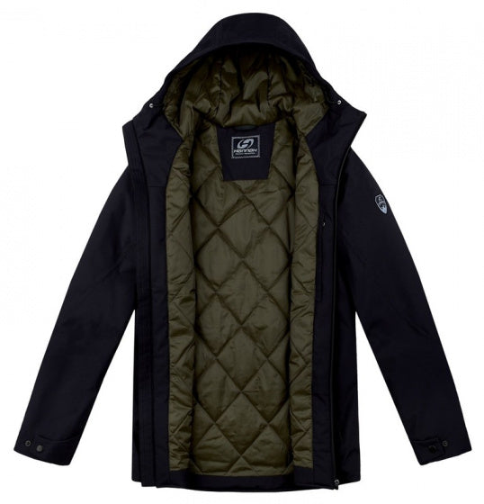 Hannah Outdoorjas Derk Herren Polyester -Anthrazitgröße xxl
