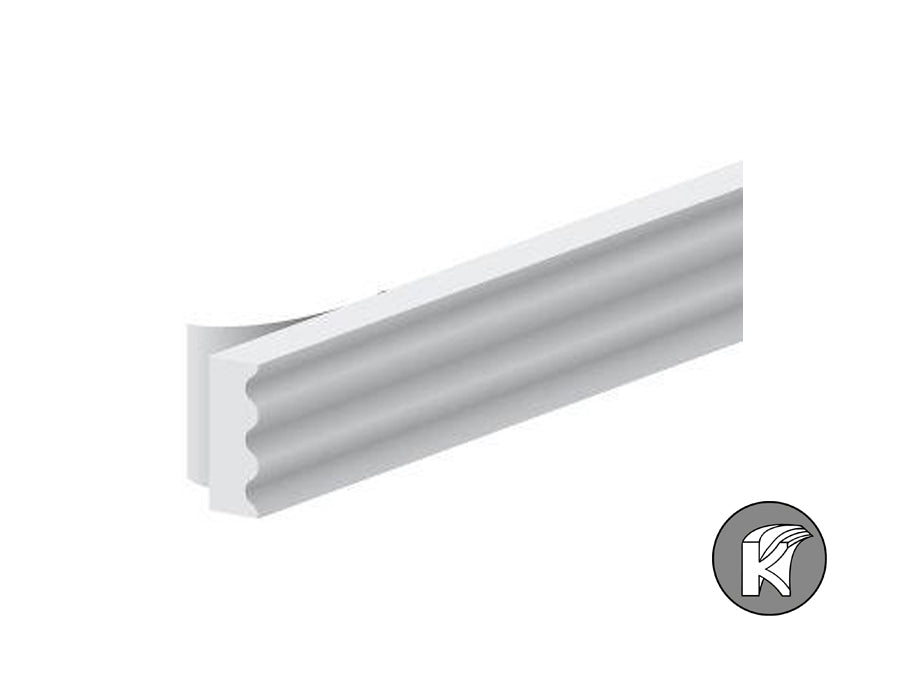 Ellen Draft Band K-Profil White 9x3mm 7,5 m