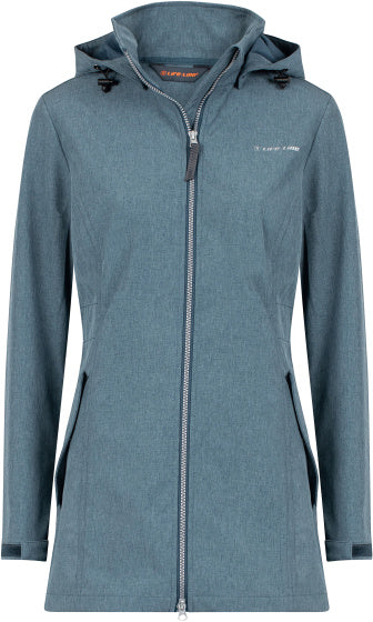 Lebenslinie Harper Softshell Parka Damen Blau grau Größe 40