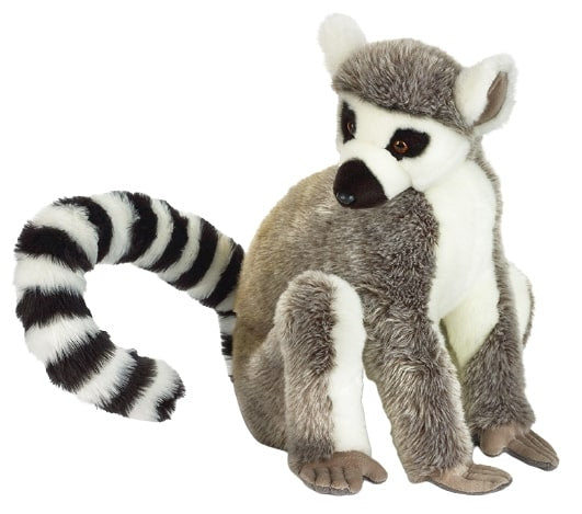 National Geographic Cuddle Lemur Junior 50 cm Plüschgrau