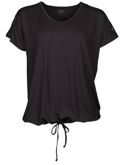 Papillon losen Fit Sportshirt Round Hals Damen Schwarz Größe S S