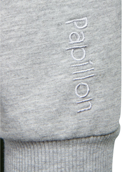 Papillon Sweat Hoody Baumwoll Damen graue Größe xxl