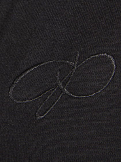 Papillon Sweat Hoody Baumwoll Damen Schwarz Größe s