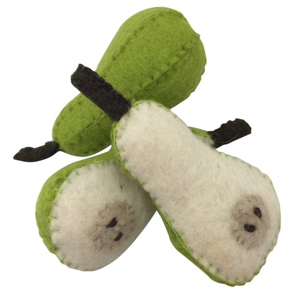 Papoose -Spielzeug Papoose Toys Obst Birne 3pc