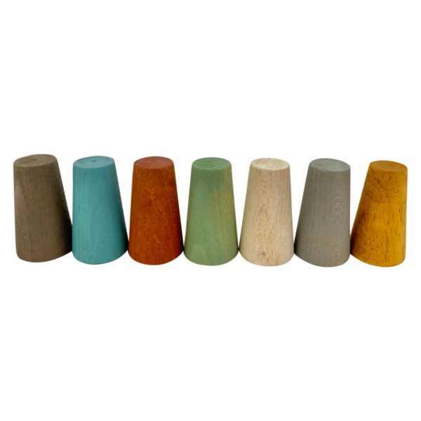 Papoose -Spielzeug Papoose Toys Mini Earth Ceges 7pc