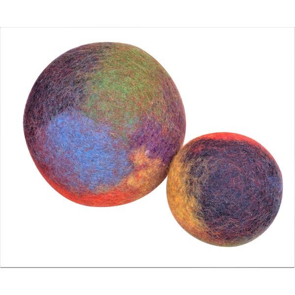 Papoose -Spielzeug Papoose -Spielzeug Regenbogenkugeln marmoriert 2PC