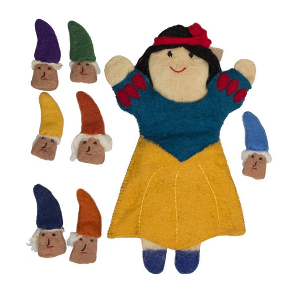 Papoose -Spielzeug Papoose -Spielzeug Schneewittchen, 7 Zwerge