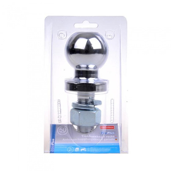 Proplus Towbar Bullet 50 mm gerade M22 in Blasensilber