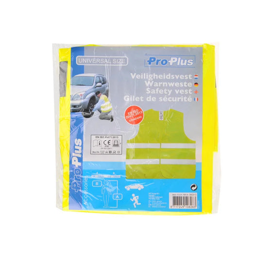 Proplus Safety Vest Unisex Geel One Size