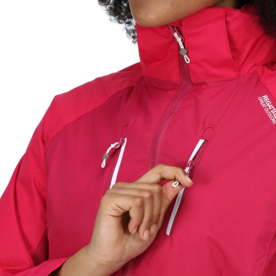 Regatta Caldale IV Regenjacke Ladies Pink Size xs