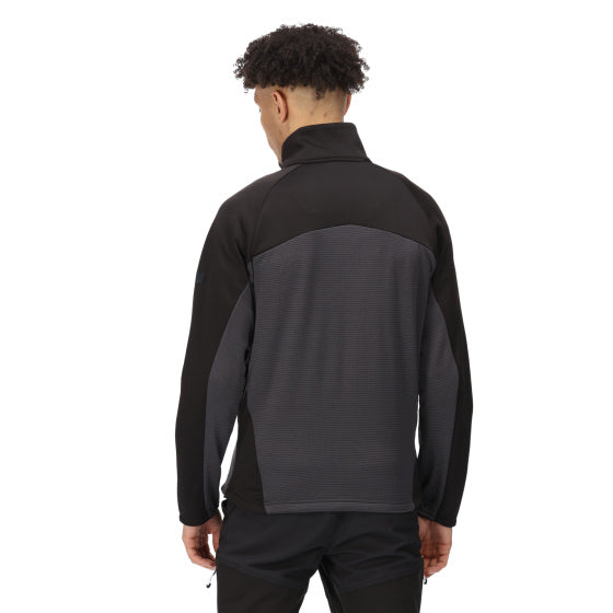 Regatta Highton III Outdoorjack Männer dunkelgraue schwarze Größe m