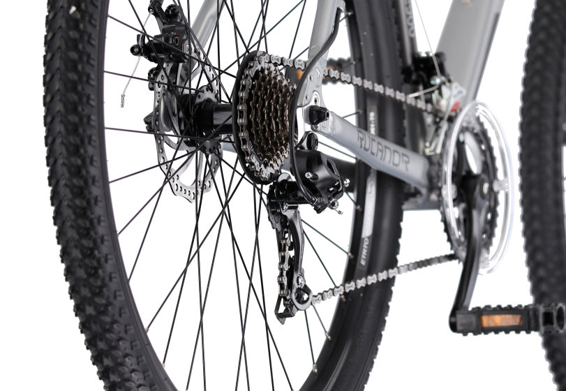 Rucanor Lux 29 Zoll 48 cm Männer 21V mechanische Scheibenbremse Silber Schwarz