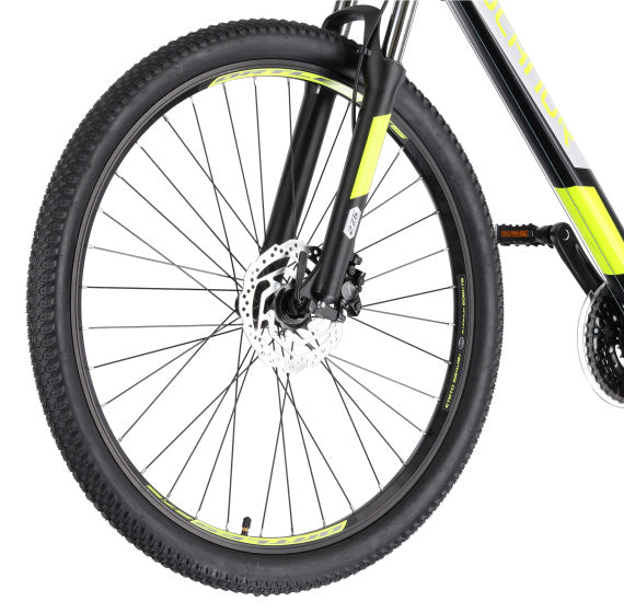 Rucanor Lux 29 Zoll 48 cm Männer 21V Mechanische Scheibenbremse Schwarzgelb