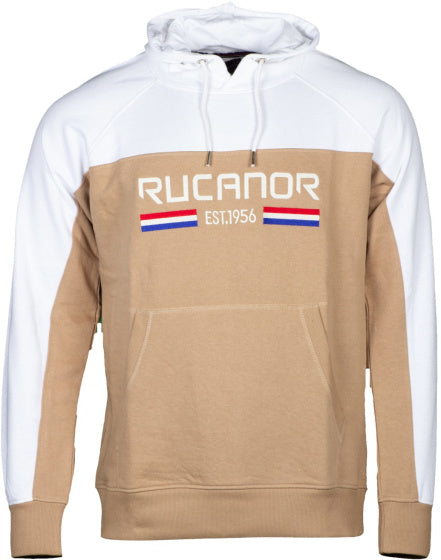 Rucanor Trevor Pullover Hoodie Herren weiße beige Größe l
