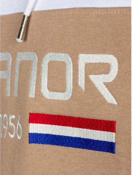 Rucanor Trevor Pullover Hoodie Männer mit Beige Größe xl