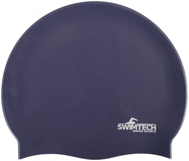 Swimtech Badekappe Silikon Einheit blau blau