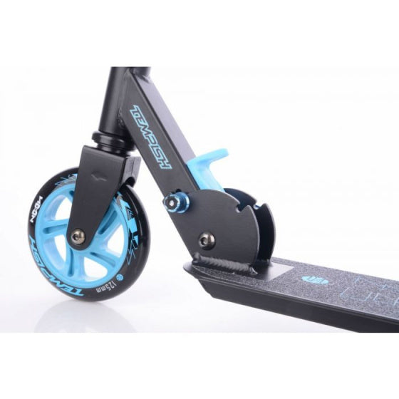 Tempish Nixin 125 Kinder Stufe Junior Fußbremse Schwarz Blau