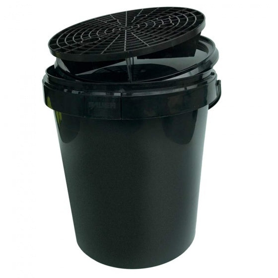 Voodoo Ride Eimer mit Deckel und Raster 15 Liter schwarz