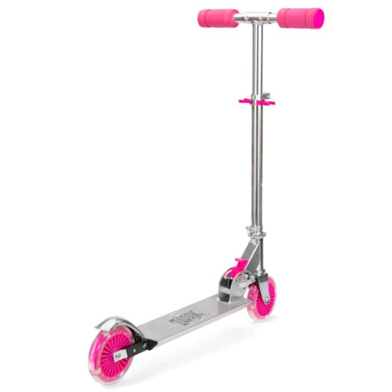 Xootze Folding Stuntstep Fußbrems Mädchen rosa