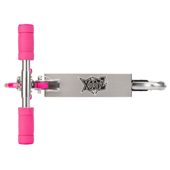 Xootze Folding Stuntstep Fußbrems Mädchen rosa