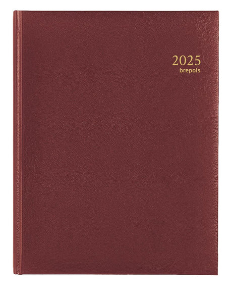 Brepols Agenda Timing Woche nl 2026 Lima Rot