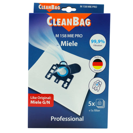 Scanpart Cleanbag Staubbeutel M 158 Mie Pro Miele 5 Stück