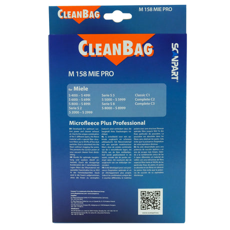 Scanpart Cleanbag Staubbeutel M 158 Mie Pro Miele 5 Stück