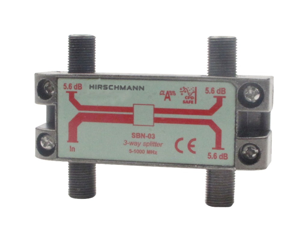 Hirschmann Hirschmann 695004596 CATV Splitter 5,6 dB 5-1000 MHz 3 izhodi