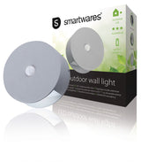 Ranex ra-1004236 LED-Außenwandleuchte mit Sensor 0,5 W 60 lm grau