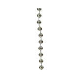 Decoris Perlengirlande glänzend silber 10 Meter
