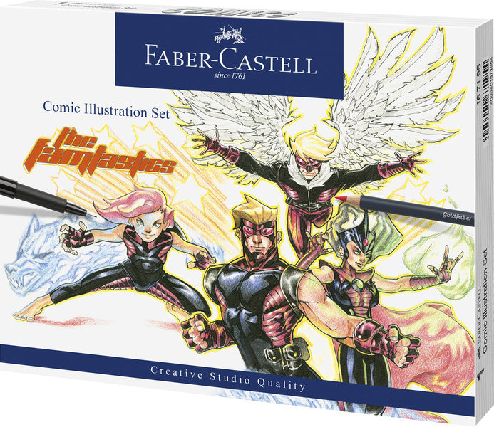 Faber Castell FC-167195 Set di fumetti per artisti di pitt artista di pitt artista di pitt artista fumetto