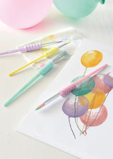 Faber Castell FC-481620 Pinselset Soft Touch 4 Stück Pastellfarben