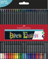 Faber Castell Faber Castell FC-116424 Färgpennor Black Edition i påse 24 stycken