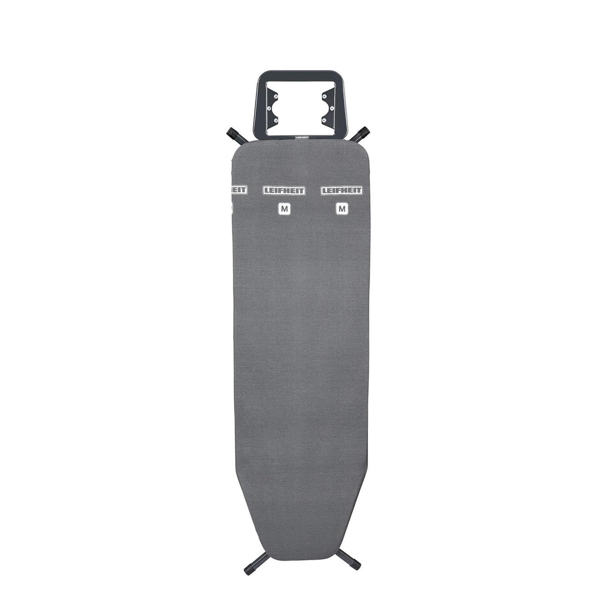 Leifheit Bügeltisch Classic M – 120 x 38 cm Bügelfläche – höhenverstellbar – Schwarz