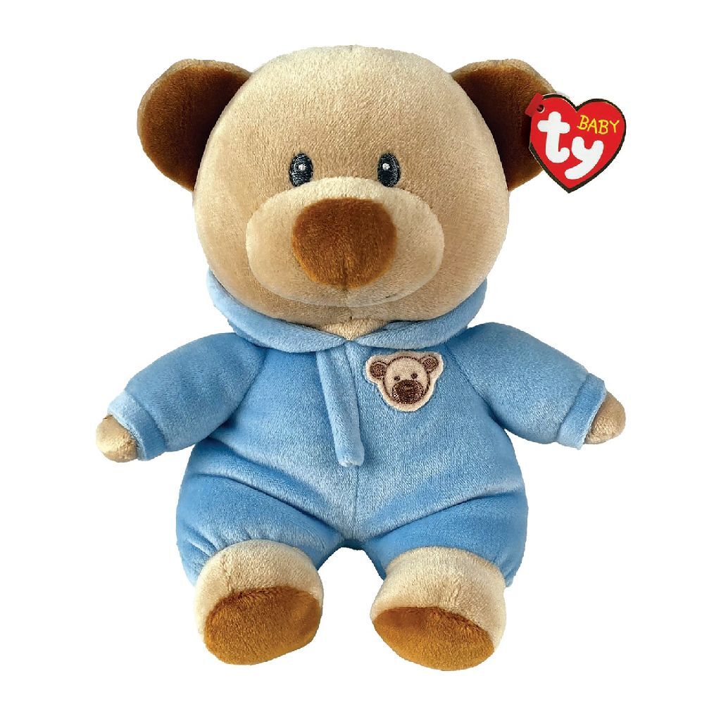 TY TY Baby Knuffel Pyjamabeer 15 cm Blauw