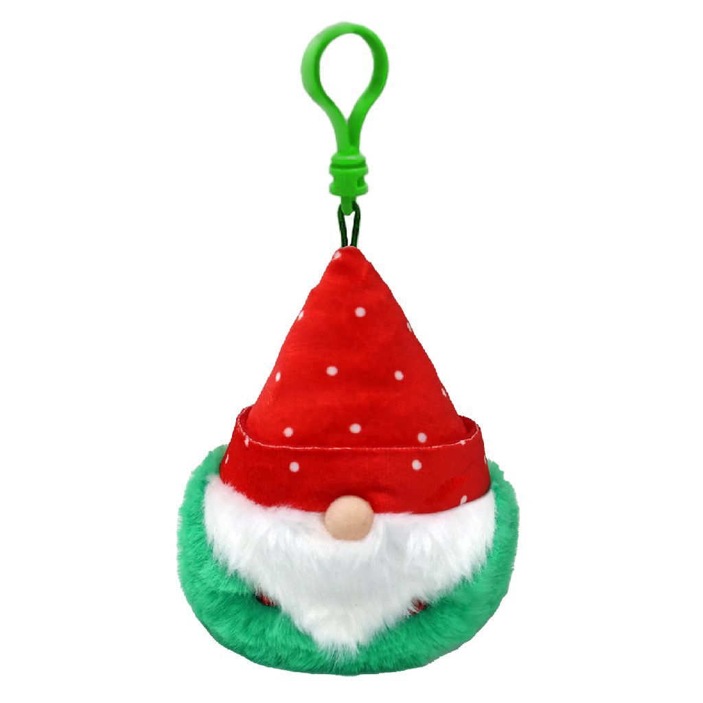 Ty Beanie Bo Boip Chrëschtdag Gnome Topsy, 7cm